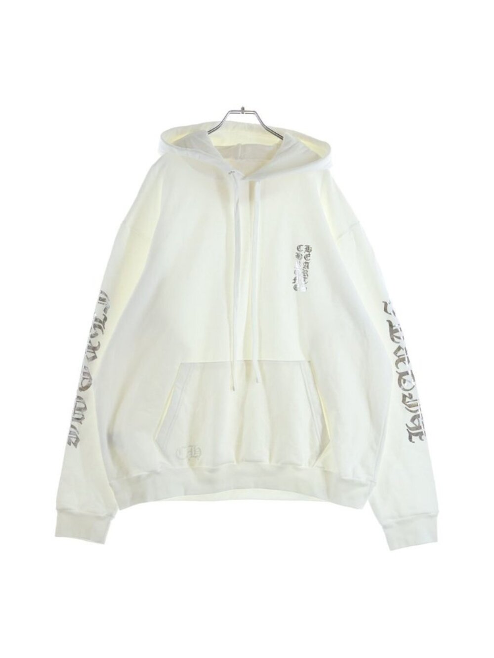 Chrome Hearts Sweatshirt Plvr on Line Limited Hoodie Silver White